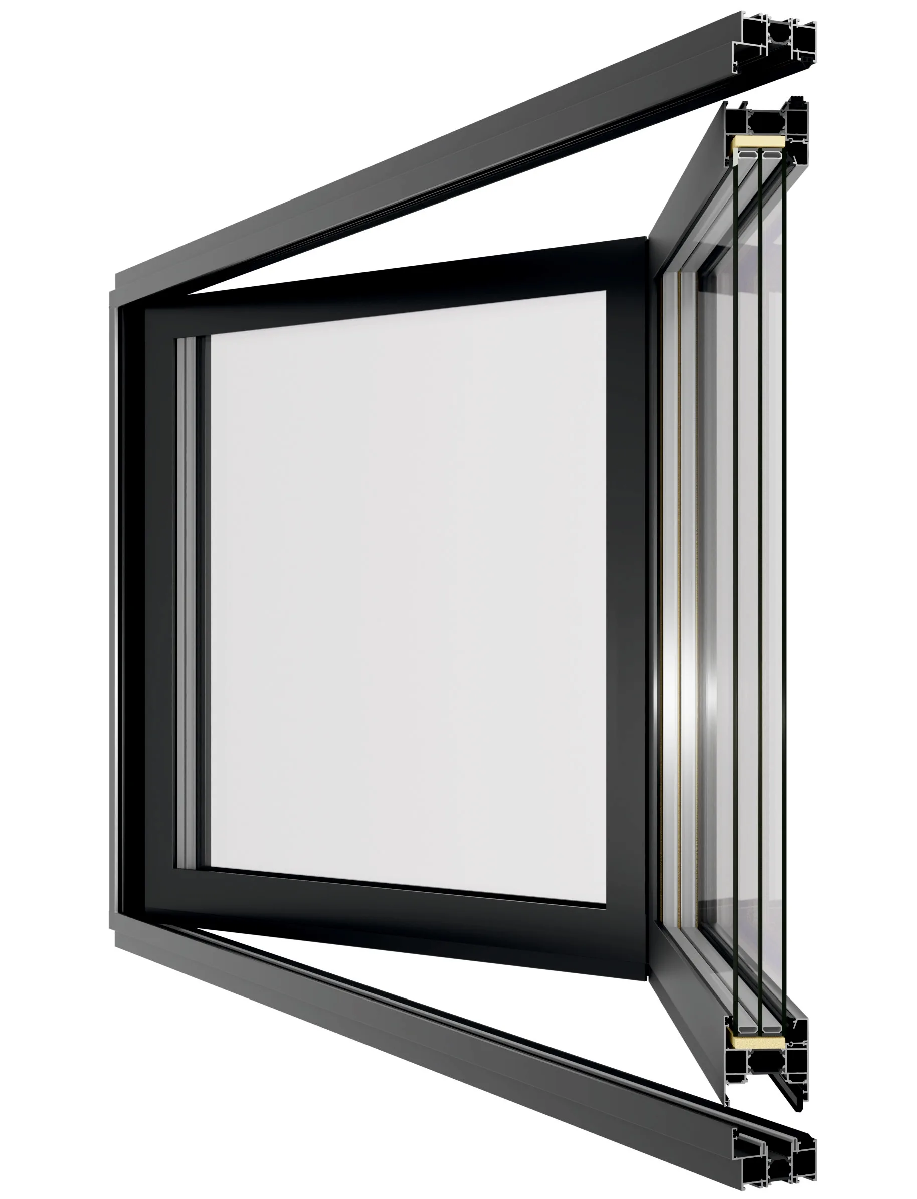 Profil Aluprof MB-86 FoldLine — skládací hliníkové dveře